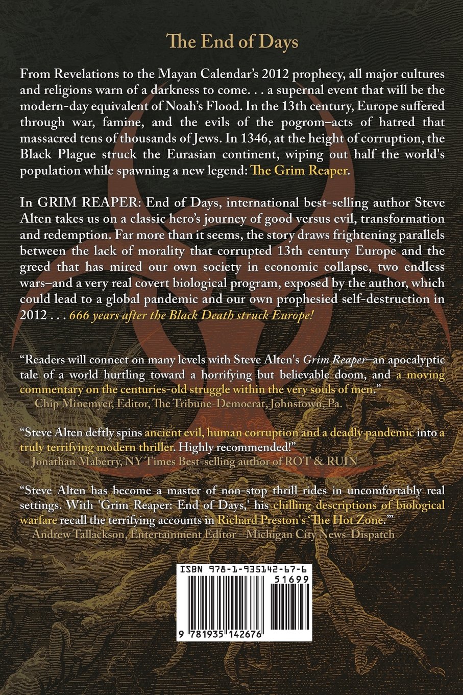 Grim Reaper End Of Days Alten Steve 9781935142676 Amazon Com Books