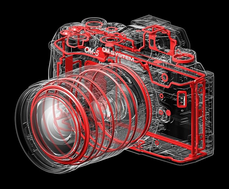 OM-5 Mark II Fotocamera Micro 4/3 con Obiettivo 12-45mm F4 PRO