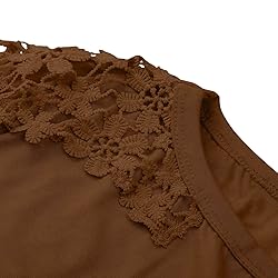 Women's Plus Size Long Sleeve Shirts Lace Hollow