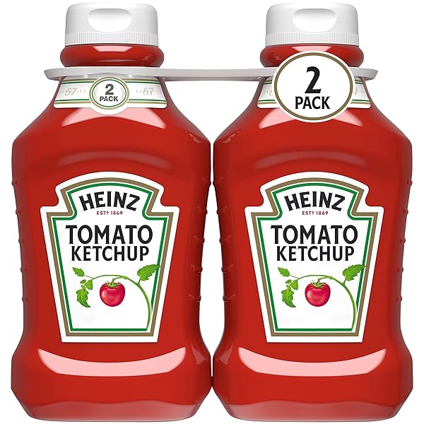 HEINZ TOMATO KETCHUP, 2 CT PACK, 50.5 OZ BOTTLES