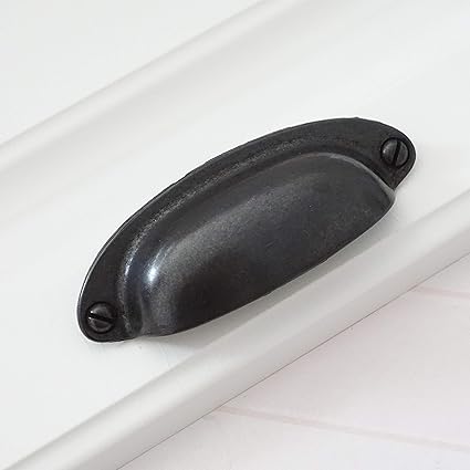 3 5 Cup Bin Drawer Pull Dresser Knobs Handles Shell Cup Handles