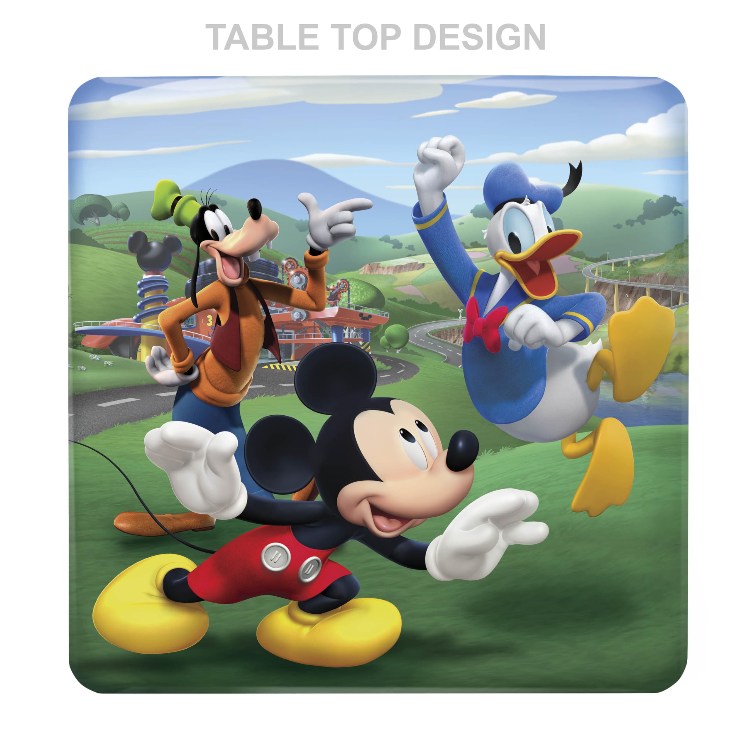 Mickey Mouse Table & Chair Set for Toddlers 24-48M, Includes 1 Table & 1 Chair [Amazon Exclusive] Table: 20