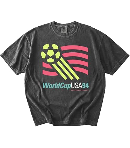 World Cup USA 94 Logo Soccer T Shirt S Sport Grey | Amazon.com