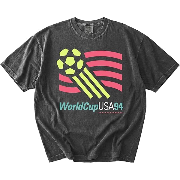 World Cup USA 94 Logo Soccer T Shirt S Sport Grey | Amazon.com