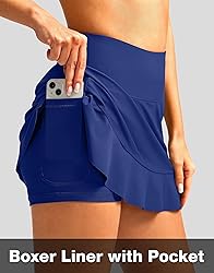 Soothfeel Women's Swim Skirt with Pocket High
