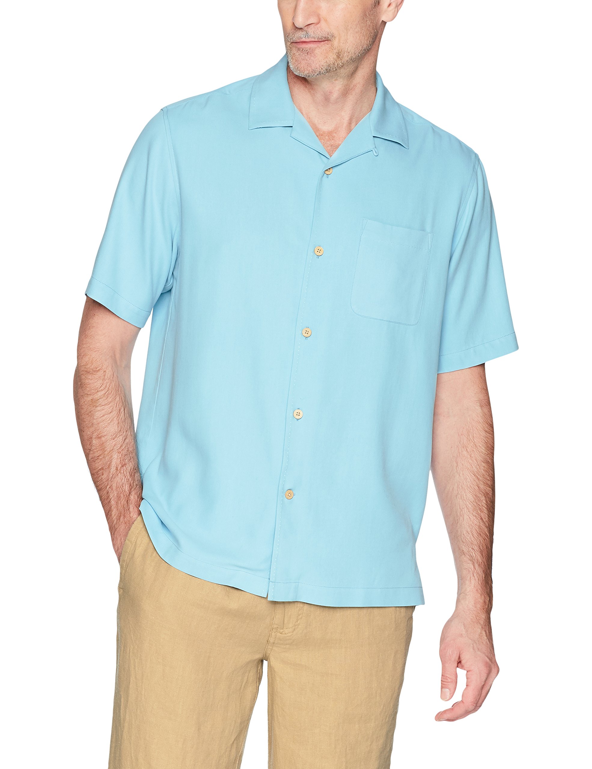 28 Palms Men's RelaxedFit 100 Silk Camp Shirt, A Choose SZ/color eBay