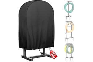 Bethshaya Garden Hose Holder Cover , Extends Hose & Hose Holder Lifespan,Weatherproof Protection Against Rain, Sun & Snow – Universal Fit for Hose Hangers (Black Cover Only)