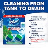 Bloo New 3in1 Toilet Blocks Pack of 2 - Limescale Remover & Freshener view 3