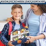 Halobios Space Erasers Set for Kids 16 Puzzle Pencil Erasers Astronaut Rocket view 6