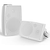 STUDIOFINIX 8-Inch 600W Outdoor Bluetooth Speakers Waterproof Wired, Wall-Mount Waterproof Speaker System Ideal for Large Spaces (Commercial Areas, Spacious Backyards, Auditorium)