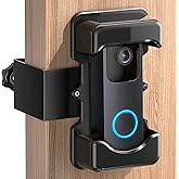 COOLWUFAN Anti-Theft Video Doorbell Mount, Adjustable Height(3.7’’-5.1’’), Compatible with Most Brand Video Doorbell, No-Drill Mounting Bracket for Most Brand Video Bell