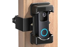 COOLWUFAN Anti-Theft Video Doorbell Mount, Adjustable Height(3.7’’-5.1’’), Compatible with Most Brand Video Doorbell, No-Drill Mounting Bracket for Most Brand Video Bell