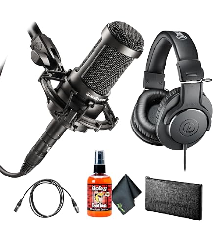 Amazon.com: Audio Technica AT2035 Microphone with Knox Gear Pop