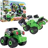 Monster Jam&trade; Monstruction Build &amp; Crash Grave Digger&trade; - 8-Inch Buildable Vehicle with 14 Pieces and Screwdriver