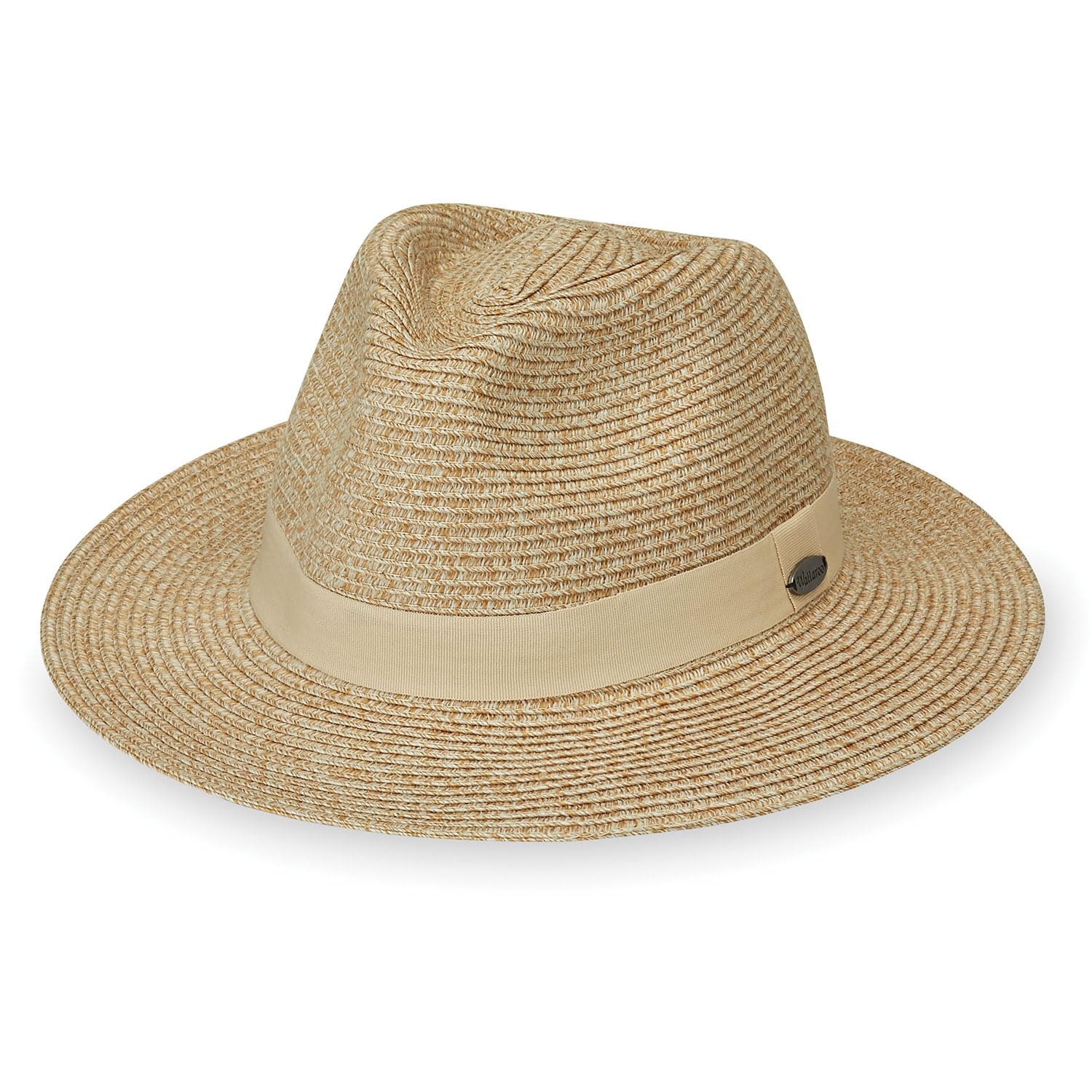 Photo 1 of Wallaroo Hat Company Women’s Caroline Fedora (Beige) – UV Sun Protection, Packable, Sun Hat, Adjustable, Travel-Friendly, Medium Size – Summer Beach Hat, Festival Hat and Everyday Sun Protection