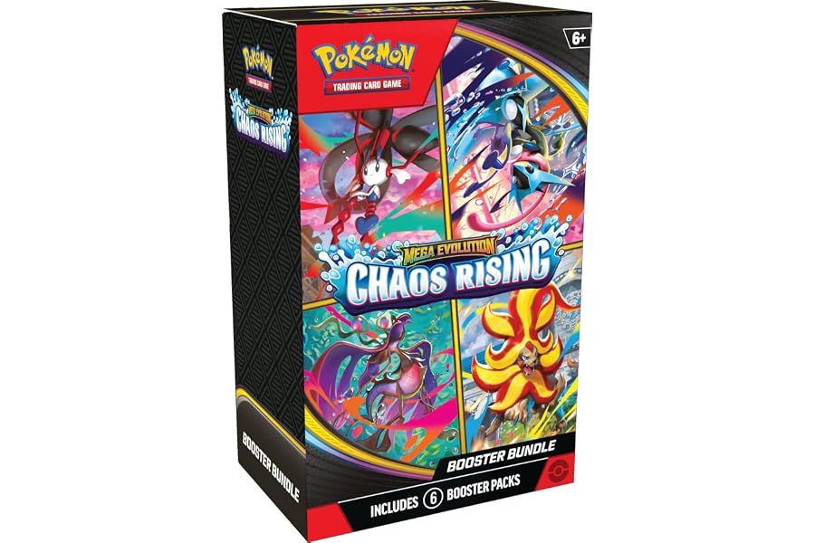 Pokémon TCG: Mega Evolution—Chaos Rising Booster Bundle