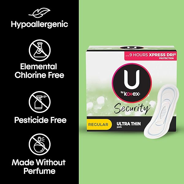 KOTEX NATURAL BALANCE ULTRA THIN, REGULAR