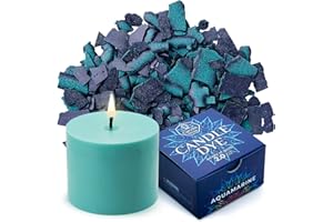 Candle Shop - Aquamarine color 2 oz- Dye chips for making candles - Candle wax Dye - A great choice of colors