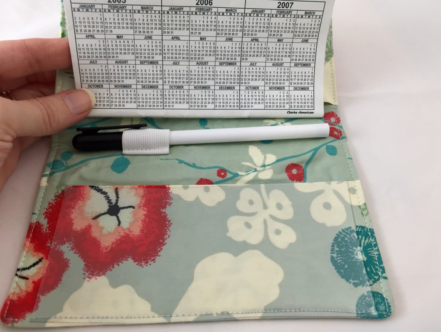 Painted Desert Printemps Duplicate Checkbook Cover Register With Pen Holder Stationery Appointment Books Planners