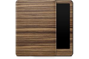 Tablet Skin Compatible with �鶹�� Kindle Paperwhite 12th (2024) - Dark Zebra Wood - Premium 3M Vinyl Protective Wrap Decal C