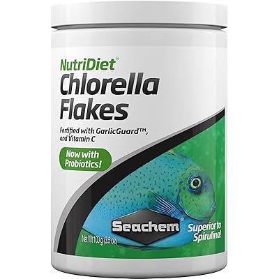 Seachem NutriDiet Chlorella Balık Pulları - Doğal Probiyotik Formül 100g