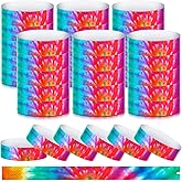 Woanger 500 Pieces Wristbands for Events VIP Paper Bands Tie Dye Wrist Wraps Lightweight Disposable Event Bracelets for Tie Dye Events Birthday Admission Party Concerts Festivals