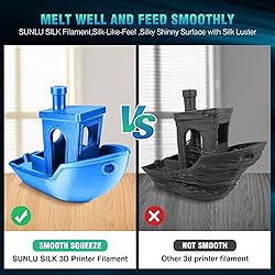 SUNLU 3D Printer Filament Bundle, PLA+ Silk