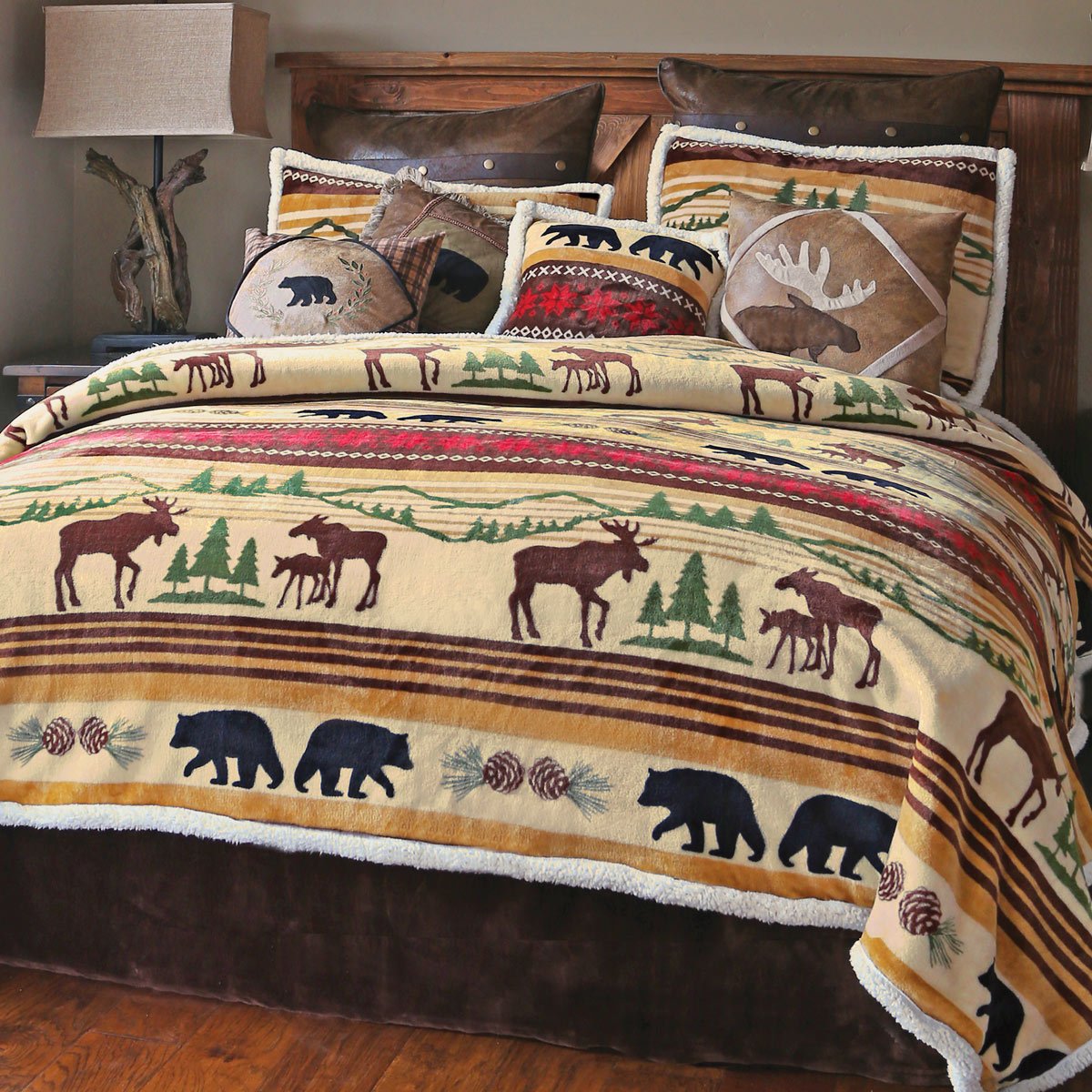 Black Forest Décor Rustic Country Western Bed Set