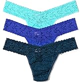hanky panky - Signature Lace Low Rise Thongs: Summer Edition | One Size 2-12 | Lace Lingerie, Womens Underwear | 3 or 5 pack