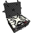 Case Club Pre-Cut Waterproof Compact Drone Case - Fits DJI Phantom 4 (Gen 2)