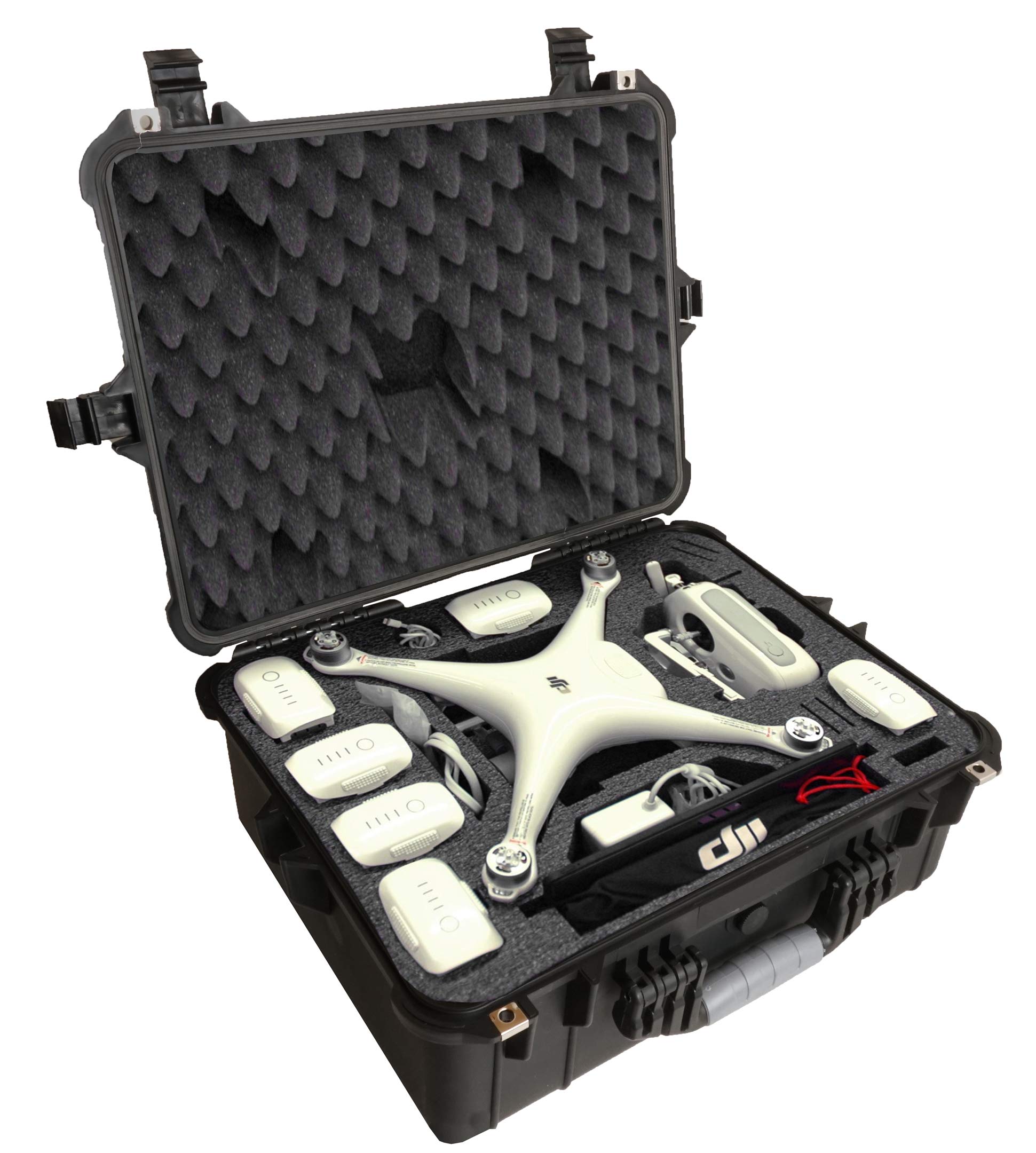 Case Club PreCut Waterproof Compact Drone Case Fits DJI Phantom 4
