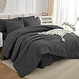 Litanika Twin/Twin XL Size Comforter Sets Grey Dark
