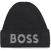 BOSS Mens Big Logo Knit Hat