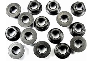 Retro-Motive Flange Nuts- M10-1.5mm Thread- 15mm Hex- 21mm Flange- (Qty 20)- #1929