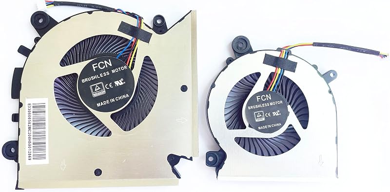 Fleshy Leaf CPU GPU Cooling Fan for MSI GF63 GF65 Thin MS-16R1 MS-16R2 MS-16R3