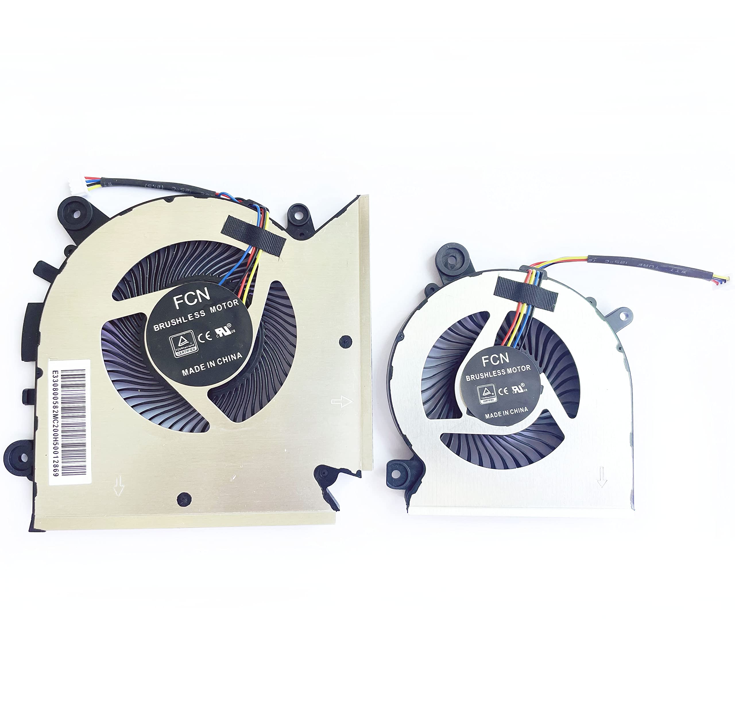 Fleshy Leaf NEW CPU+GPU Cooling Fan Replacement for MSI GF63 GF65 Thin MS-16R1 MS-16R2 MS-16R3 MS-16R5 WF65 PABD08008SH N413 PAAD06015SL N433
