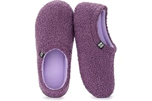 RockDove Women's Teddy Fleece Closed Back Indoor Slipper