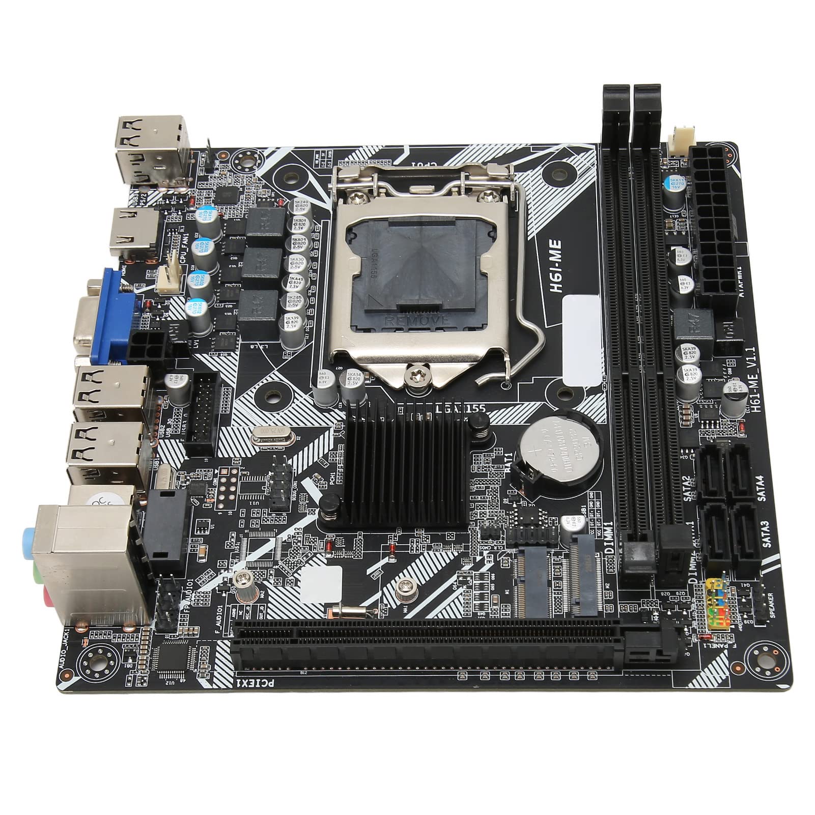 Photo 1 of Desktop Computer Motherboard,NVME M.2 VGA HD Output Mini ITX Motherboard for Computer PC Replacement