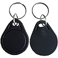 YARONGTECH RFID Key 13.56mhz Black Access Control tag (Pack of 100)