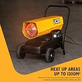 JCB Diesel Kerosene Space Heater 215,000BTU 63kW Industrial Workshop Factory view 4