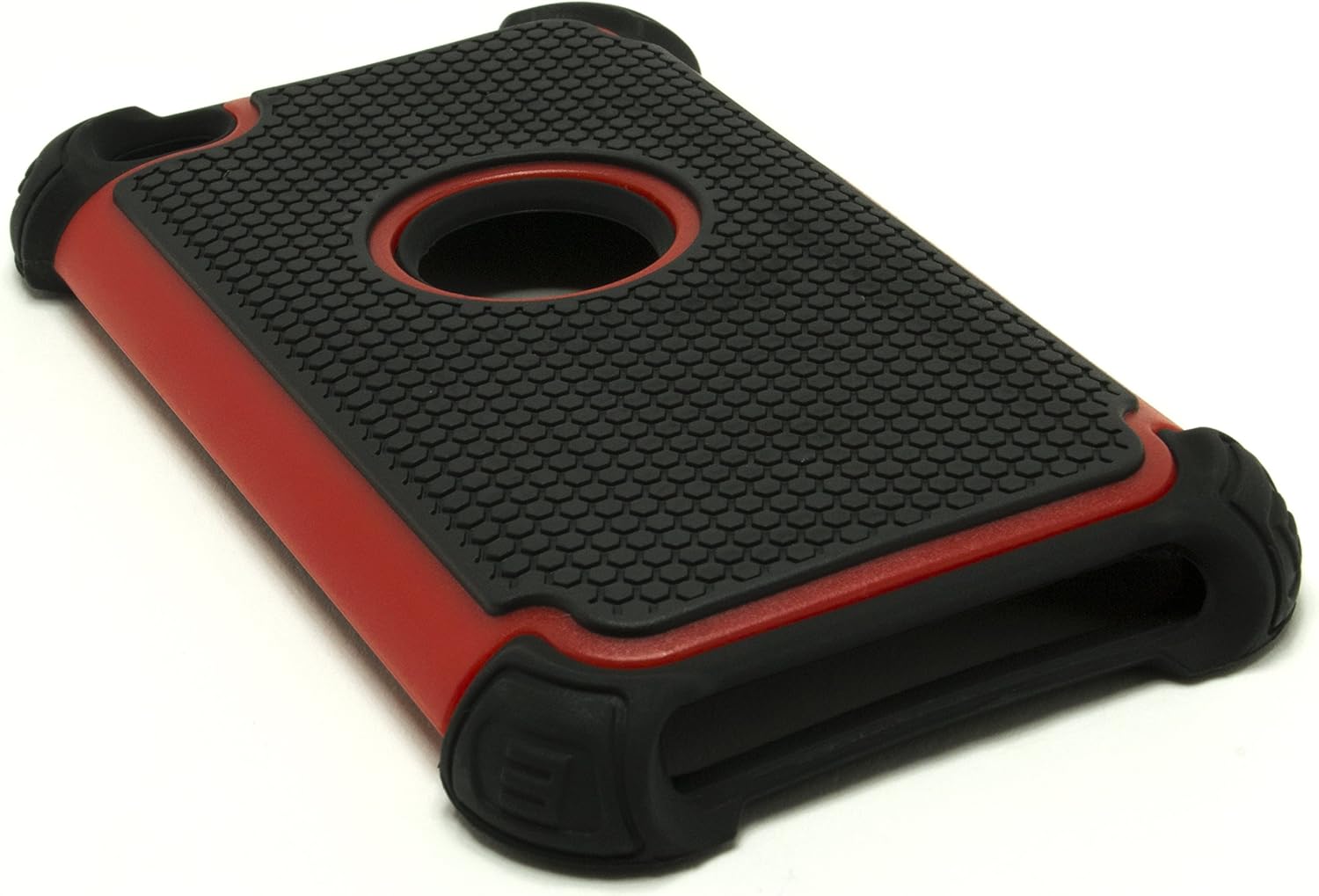 iPod Touch 4 Case, Bastex Hybrid Slim Fit Black Rubber Silicone Cover Hard Plastic Blue & Black Shock Case for Apple iPod Touch 4, 4th Generation