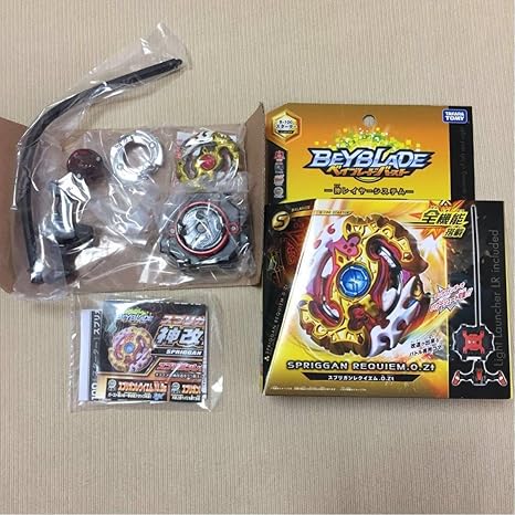 Amazon Co Jp ベイブレードバースト B 100 スプリガンレクイエム O Zt ブラック レイヤーver ベイコード付き 新品 ホビー 通販