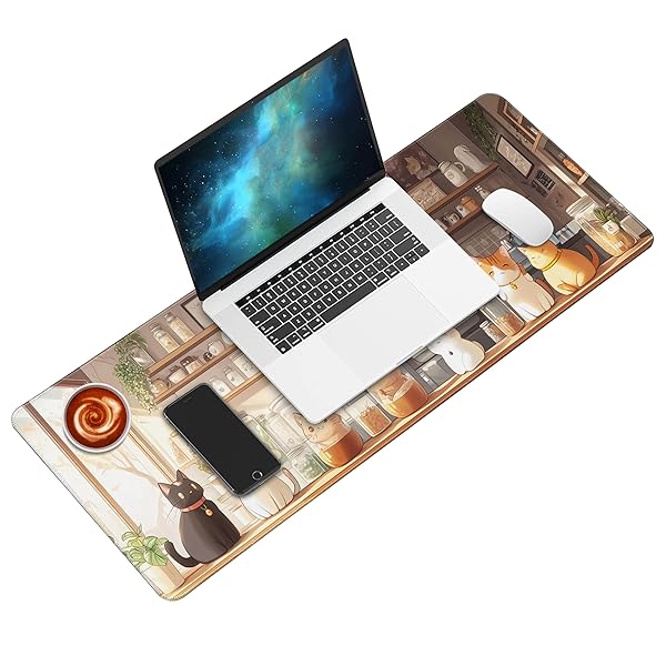 MUSHROOM MOUSE PAD, BOTANY DESK MAT,GAMING MOUSE PAD,KEYBOARD MAT OFFICE DESK DECOR ACCESSORIES