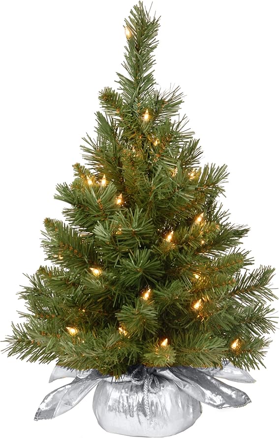 National Tree Company Prelit Artificial Mini Christmas