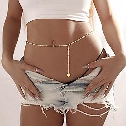 Rotnso 14K Gold Plated Body Chains Dainty Boho