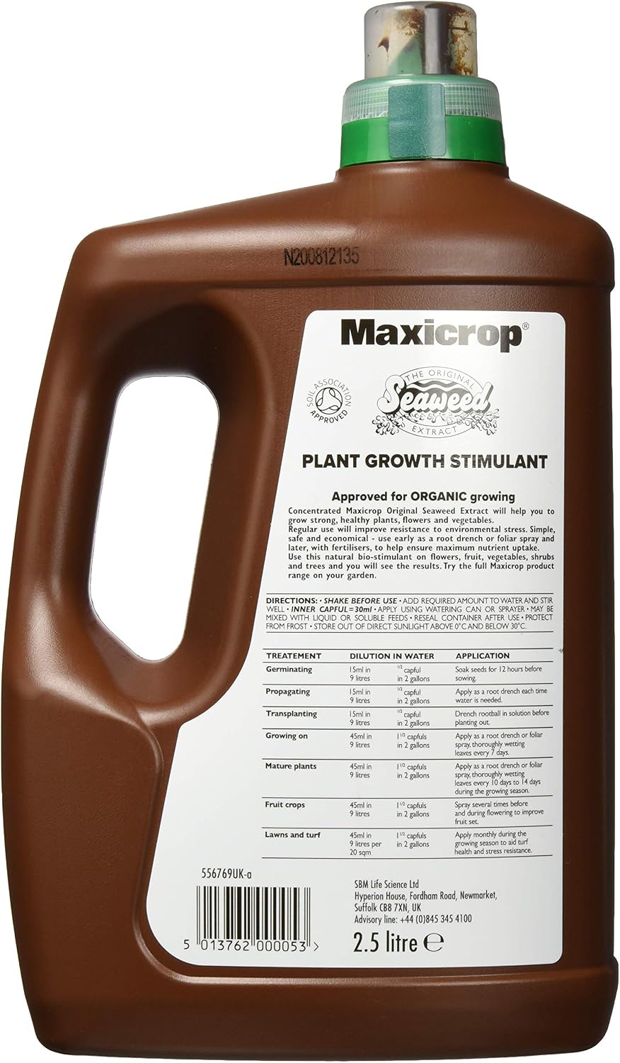 Maxicrop All Purpose Plant Growth Stimulant, 2.5L, Natural Seaweed Based Liquid Biostimulant - Image 3