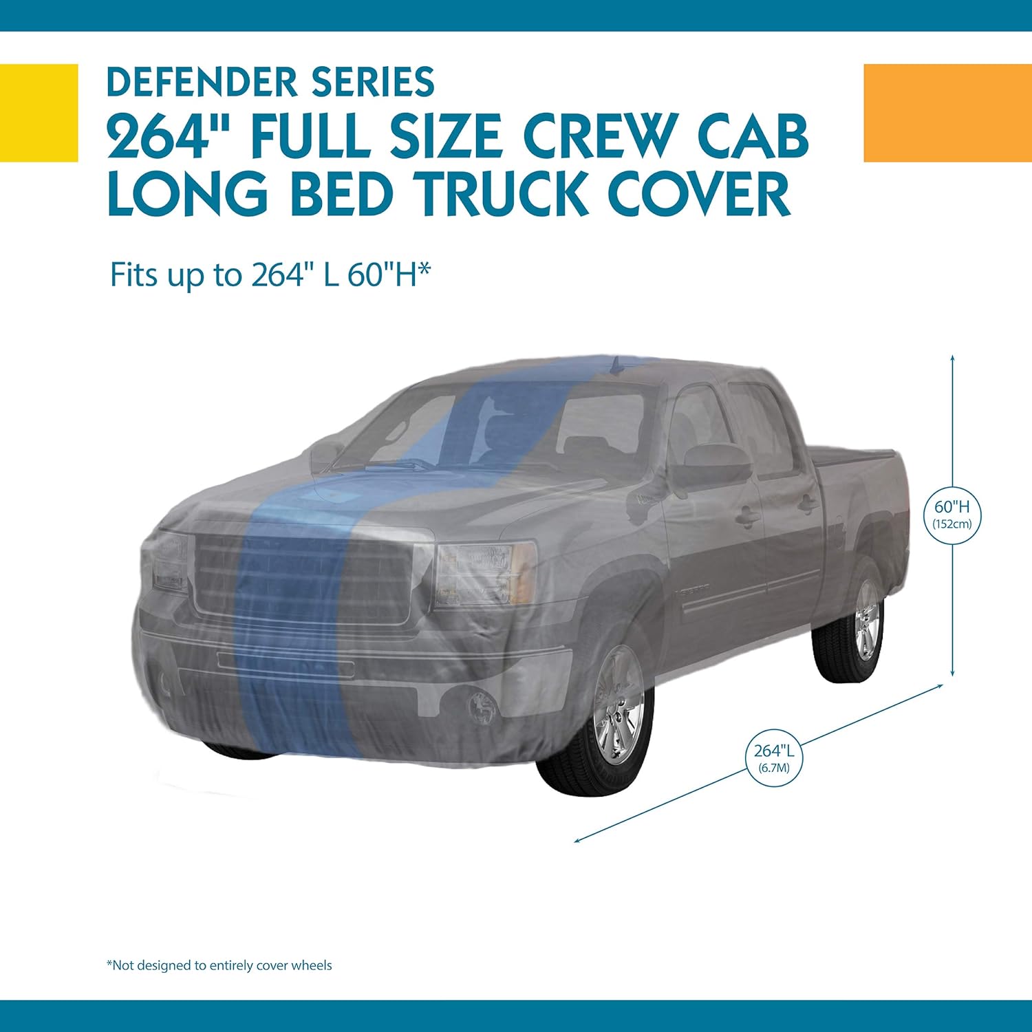 Universal Fit Automotive Duck Covers Rally X Defender Truck Cover L For Crew Cab Dually Long Bed Trucks Up To 22 Ft