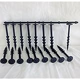 Yuzet 50 x 6"/150mm SECURING PEGS weed fabric fleece tarpaulin tent ground sheet