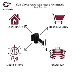 Crowd Control Warehouse - CCW Series WMB-125 Fixed