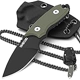 Omesio Neck Knife, Neck Knife with Sheath and